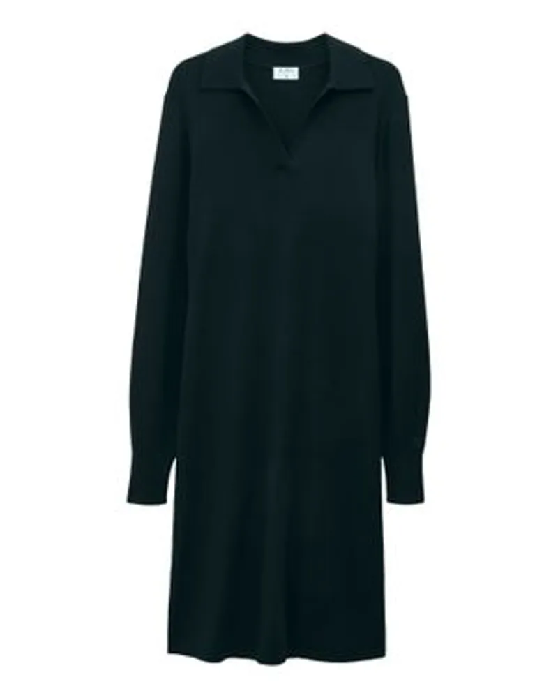 Filippa K Strick-Polokleid Black