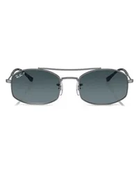 Ray Ban Ovale Sonnenbrille Metallized