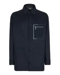 Fendi Einreihiges Go-To Jacket Blue