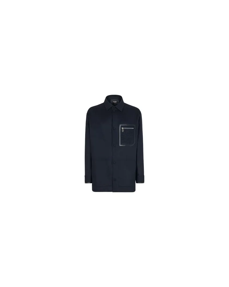 Fendi Einreihiges Go-To Jacket Blue