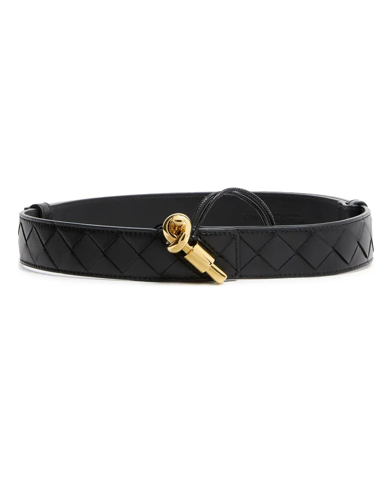 Bottega Veneta Gürtel Knot Black