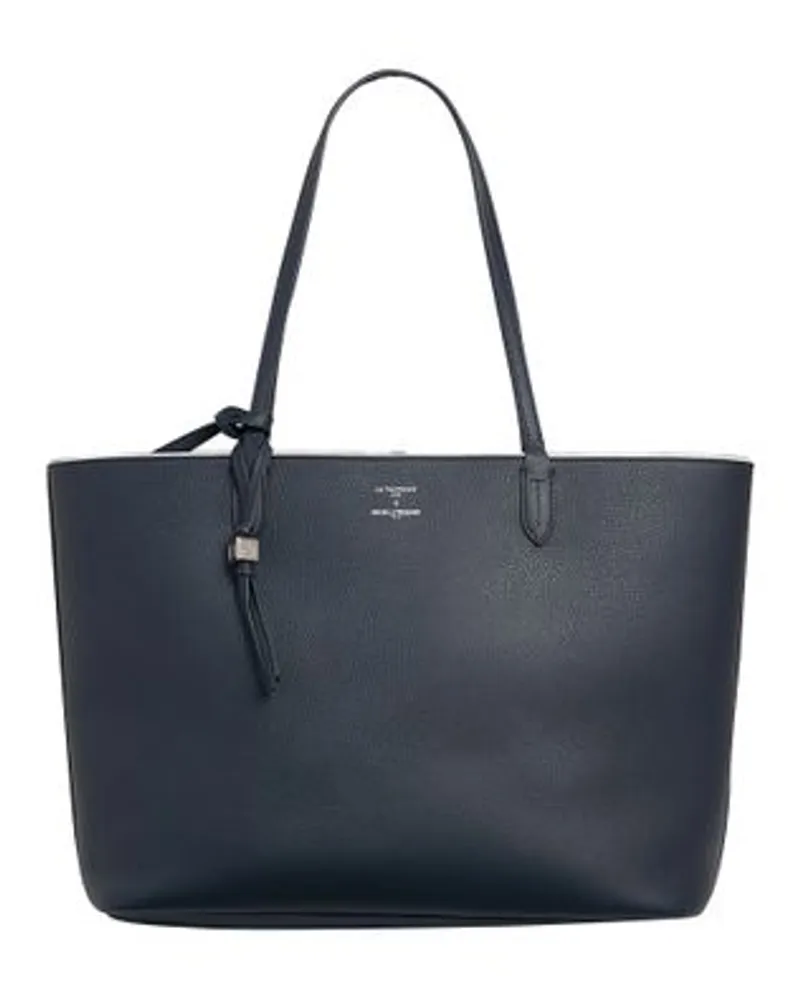 Inès de la Fressange x Le Tanneur – Große Cabas-Tasche Navy