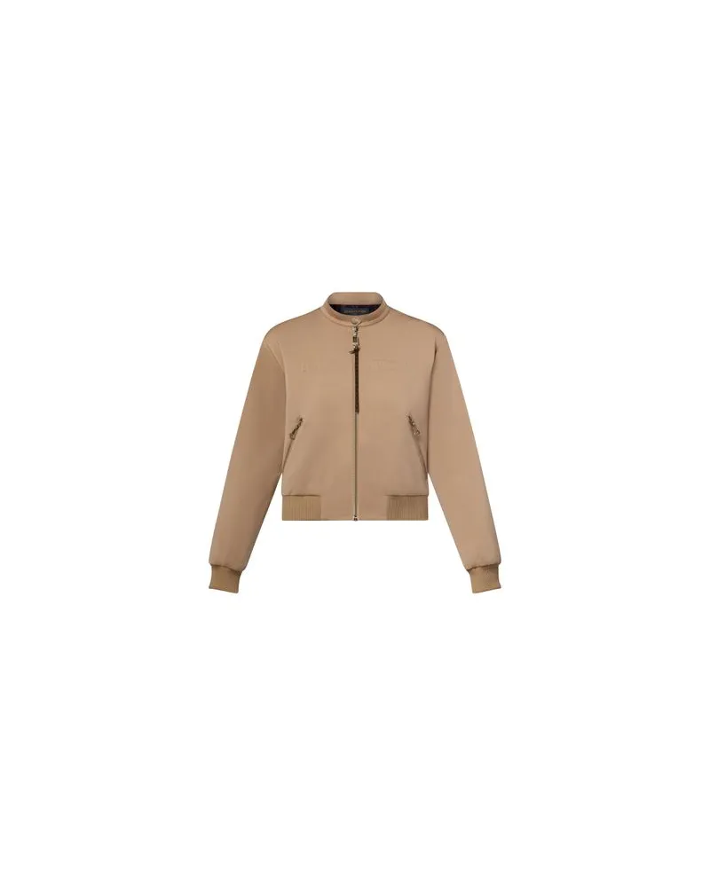 Louis Vuitton Bomberjacke mit 3D  Signatur Beige
