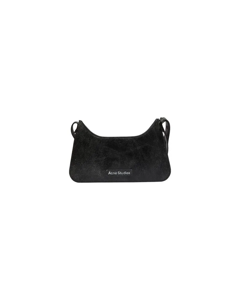 Acne Studios Mini-Schultertasche Platt Black