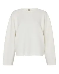 Totême Wolle Pullover Off-white