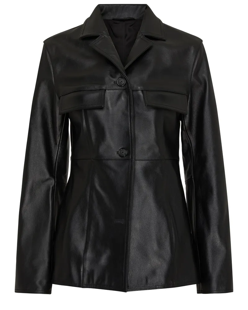 Totême Lederjacke Hourglas 