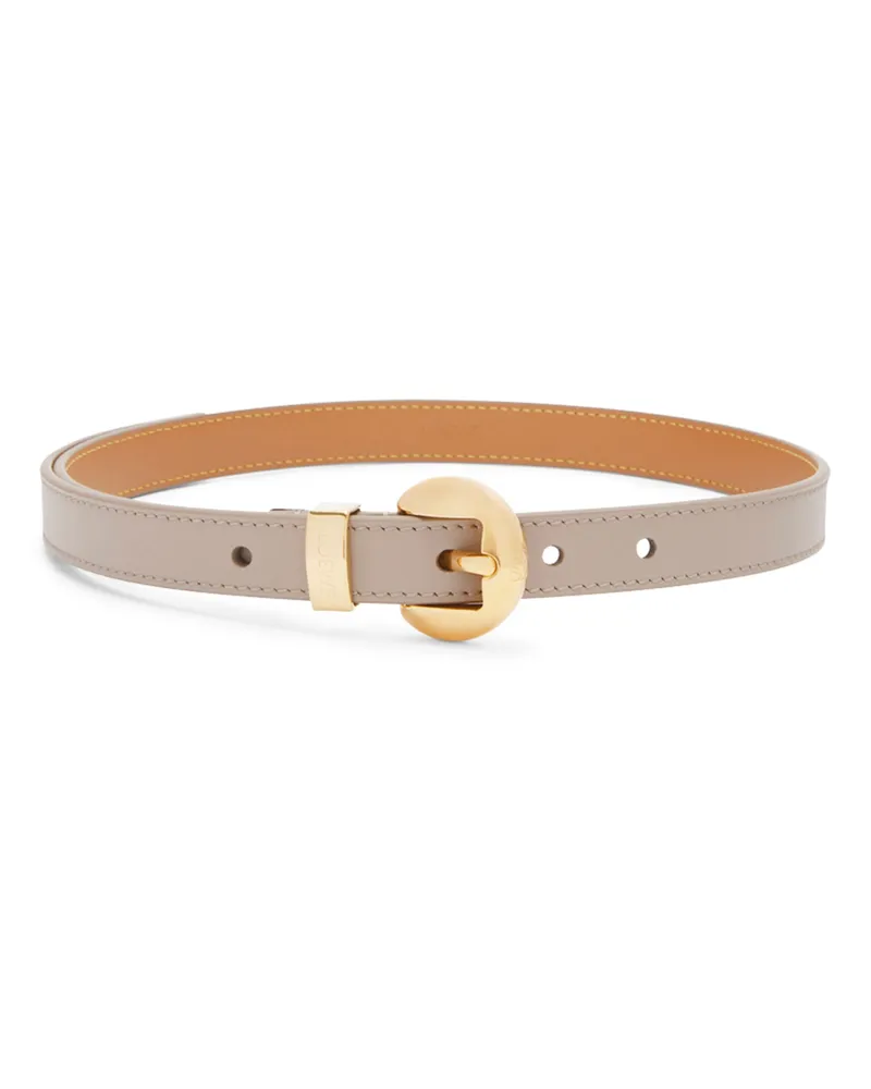 Loewe Gürtel Pebble aus glattem Kalbsleder Beige