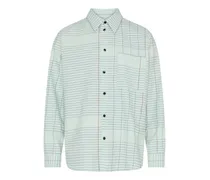 Lederrock aus Intrecciato