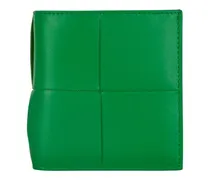 Lederrock aus Intrecciato