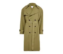 Lederrock aus Intrecciato