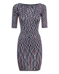 Missoni Kurzärmeliges Minikleid Blue