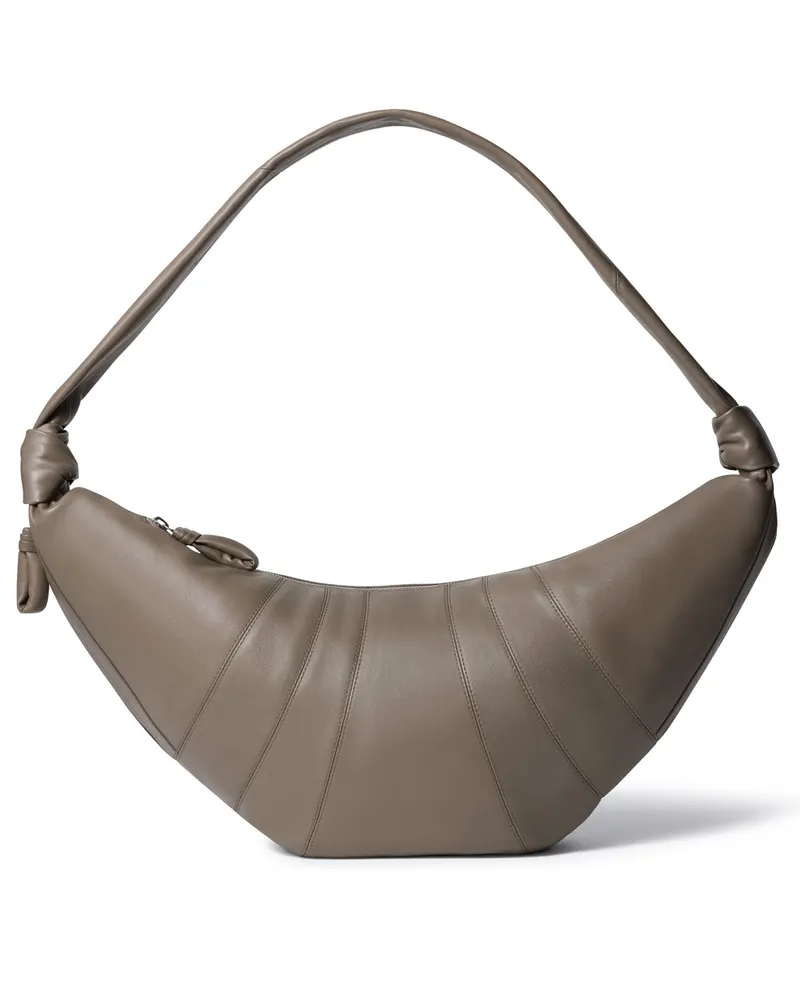 Christophe Lemaire GroÃŸe Tasche aus Glattleder Croissant 