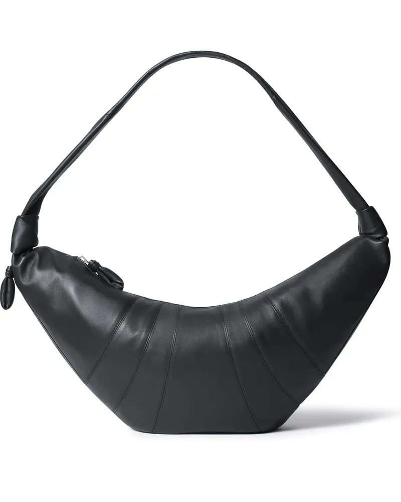 Christophe Lemaire GroÃŸe Tasche aus Glattleder Croissant 