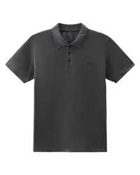 Woolrich Stückgefärbtes Mackinack-Polo Black