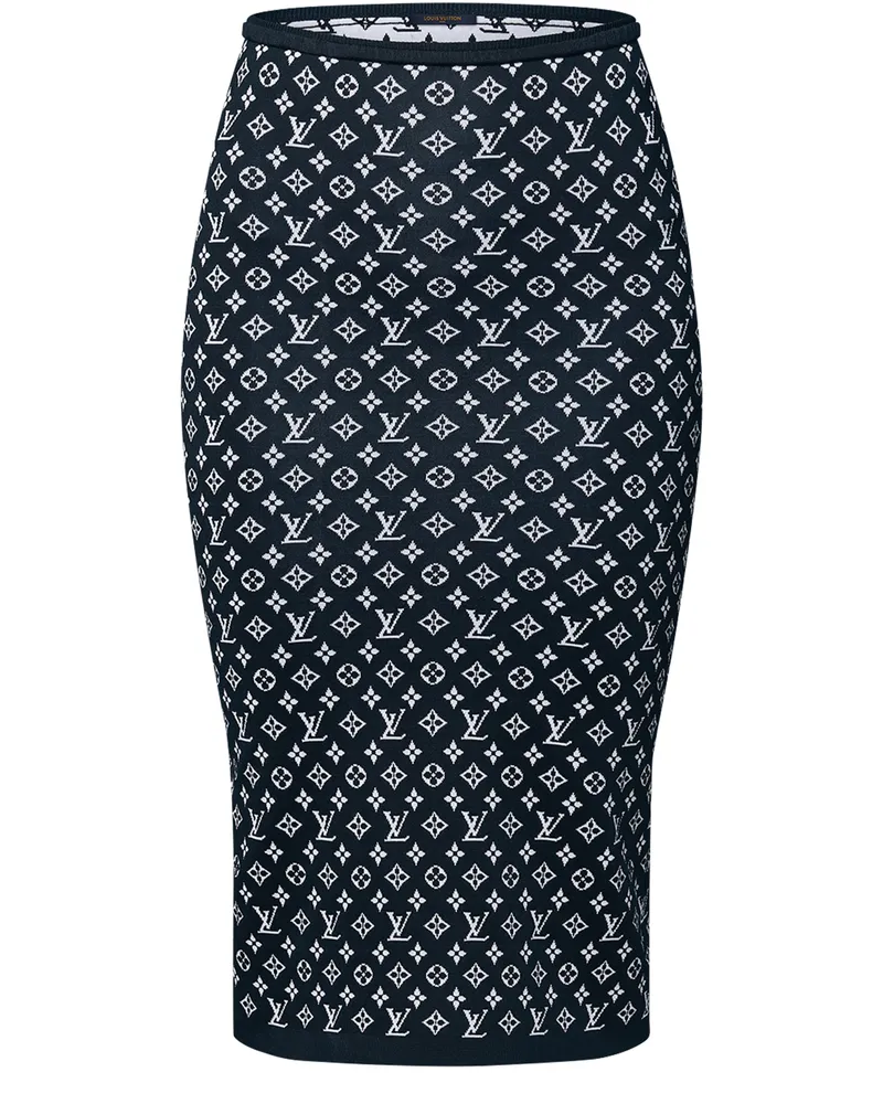Louis Vuitton Rock aus Monogram-Jacquardgewebe 