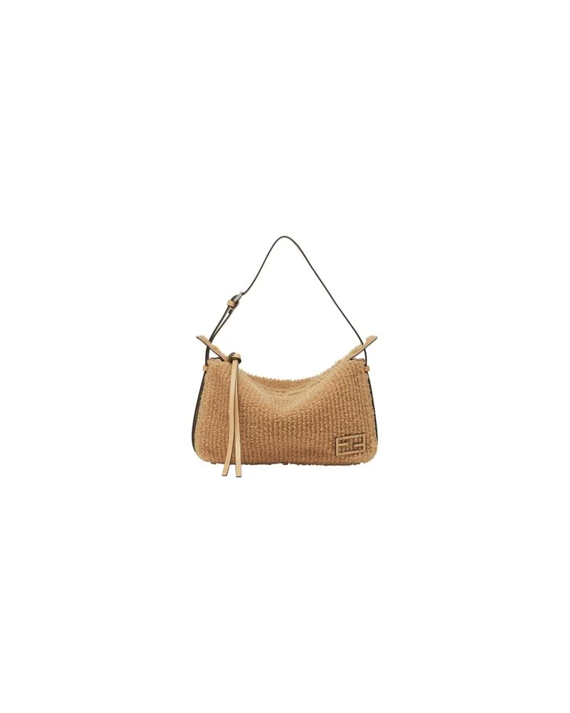 Fendi Simply Fendi Medium Tasche Beige