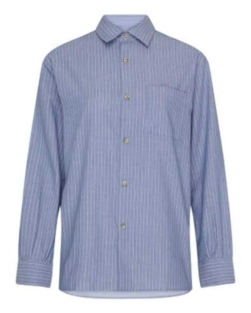 A.P.C. Sela Langarmshirt Blue