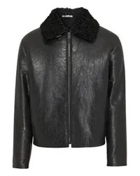 Acne Studios Lederjacke Black