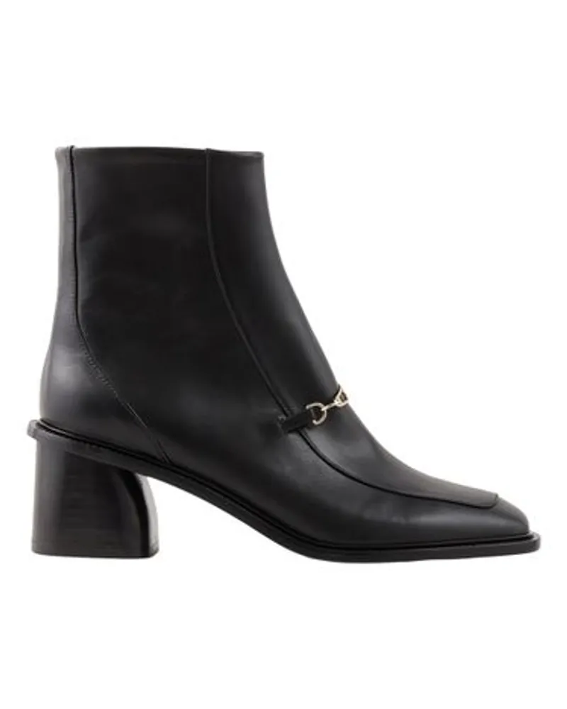 Sandro Lederstiefeletten Black