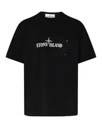 Stone Island Logo-T-Shirt Black