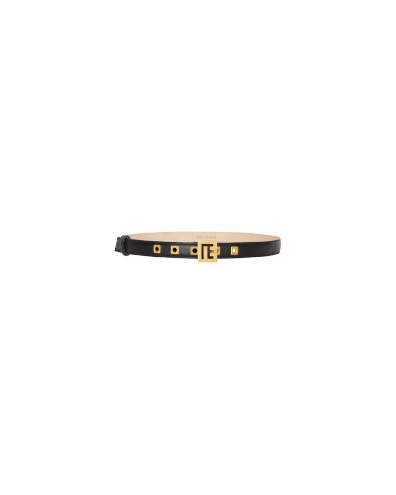 Balmain Gürtel P-Belt Black