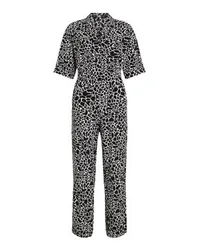 Karl Lagerfeld Jumpsuit mit Giraffen-Printmotiv Black