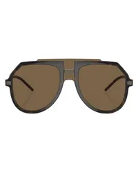 Dolce & Gabbana DG6195 Sonnenbrille Pilot Brown