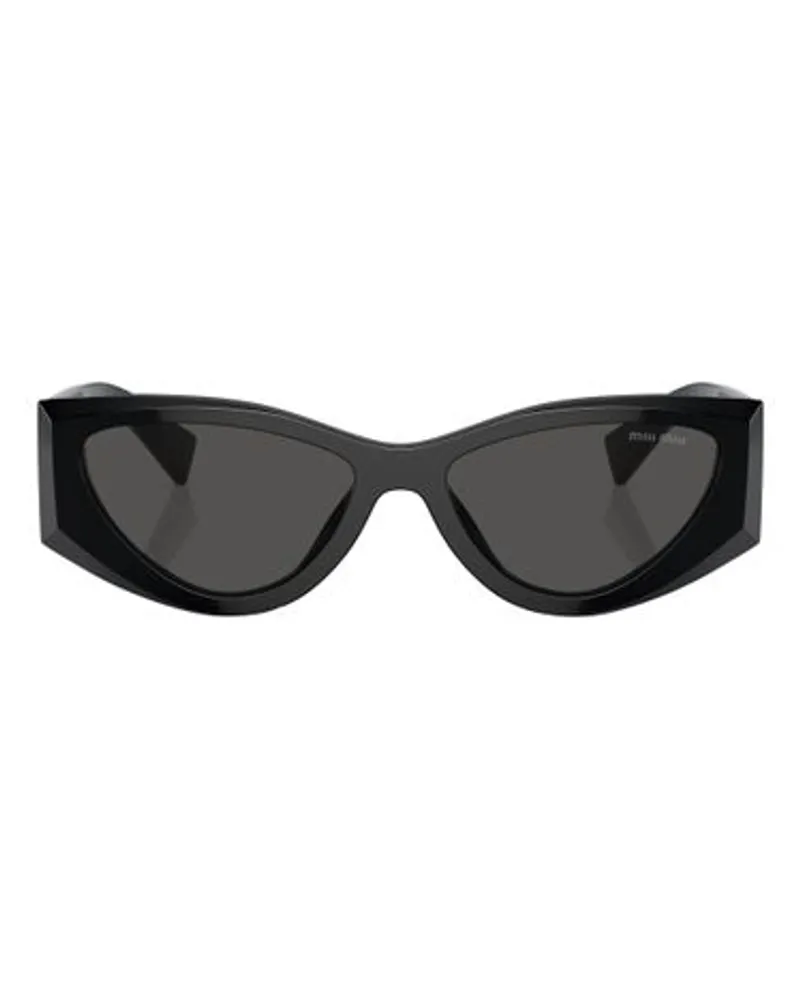 Miu Miu Cat Eye Sonnenbrille Mu 06ys Black