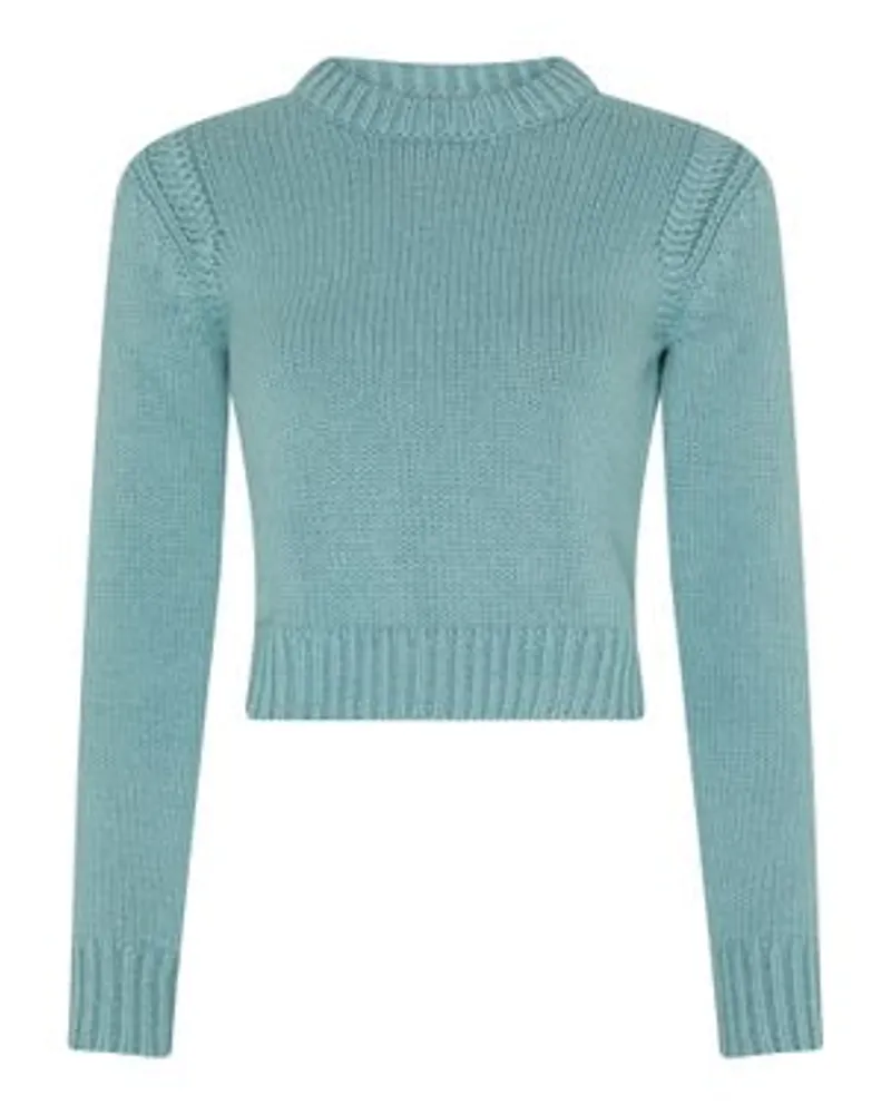 Chloé Kurzer Pullover Blue