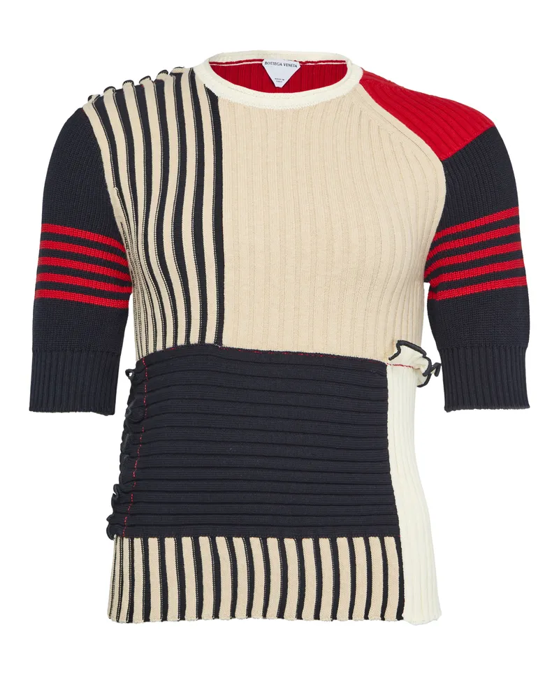Bottega Veneta Gestreiftes Top aus Wolle 