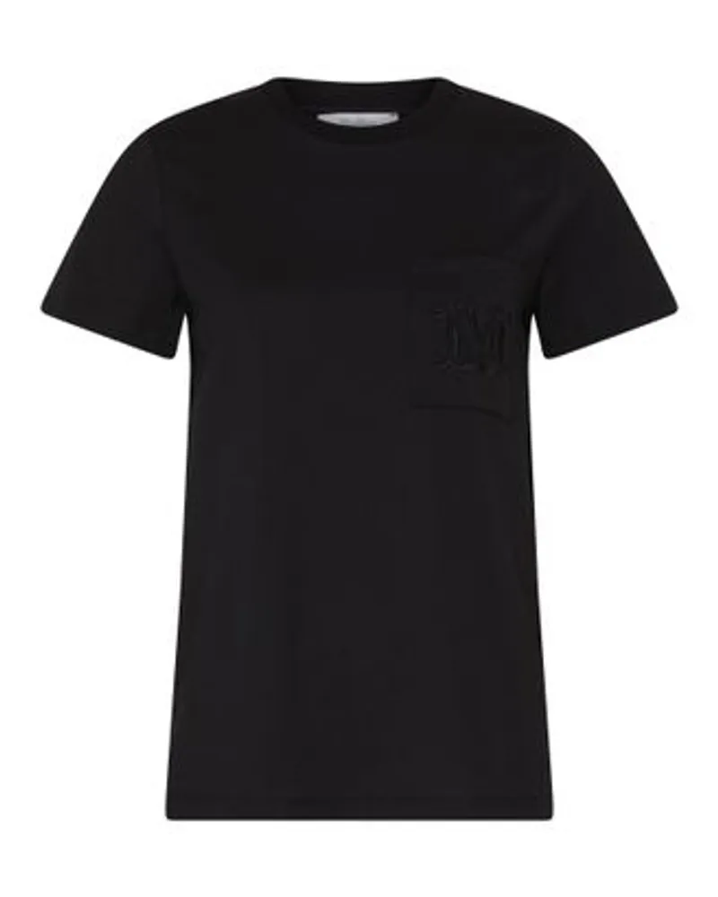 Max Mara Logo-T-Shirt Papaia Black
