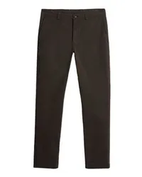 Woolrich Stückgefärbte Chinohose Green