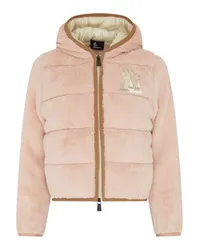 Moncler Jacke im Materialmix Pink