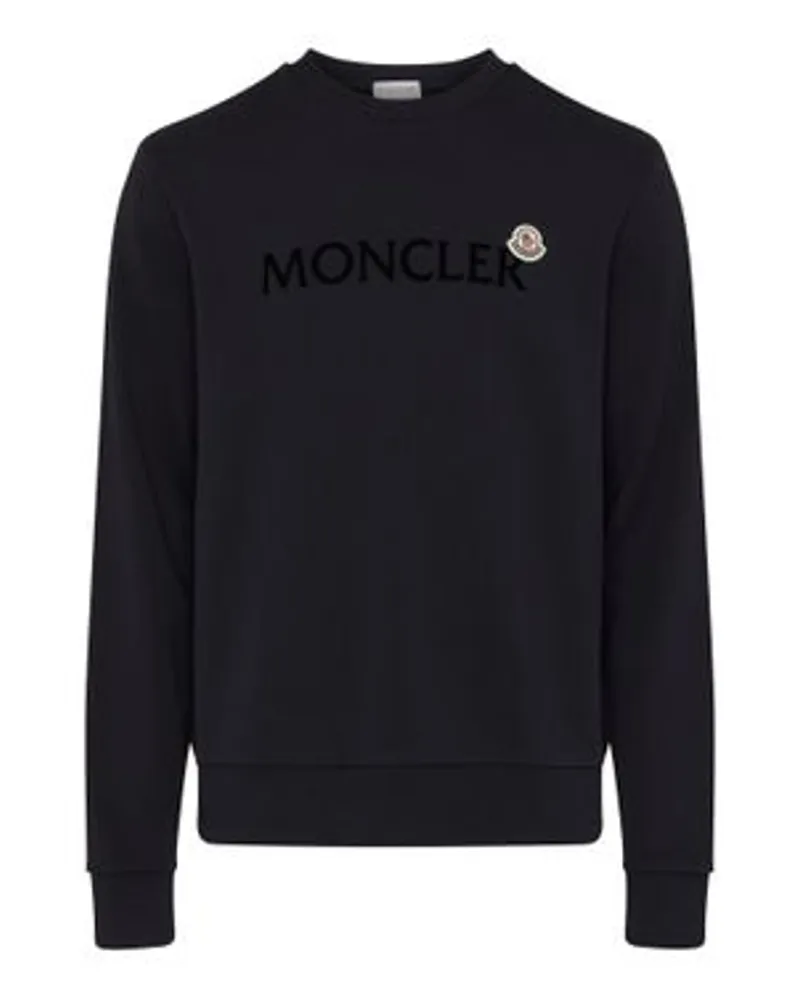 Moncler Sweatshirt mit Logo Navy