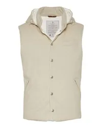 Brunello Cucinelli Daunenweste Beige