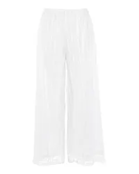 Eres Weit geschnittene Hose Coton White