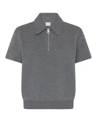 KHAITE Kurzarm-Top Gulliame Grey