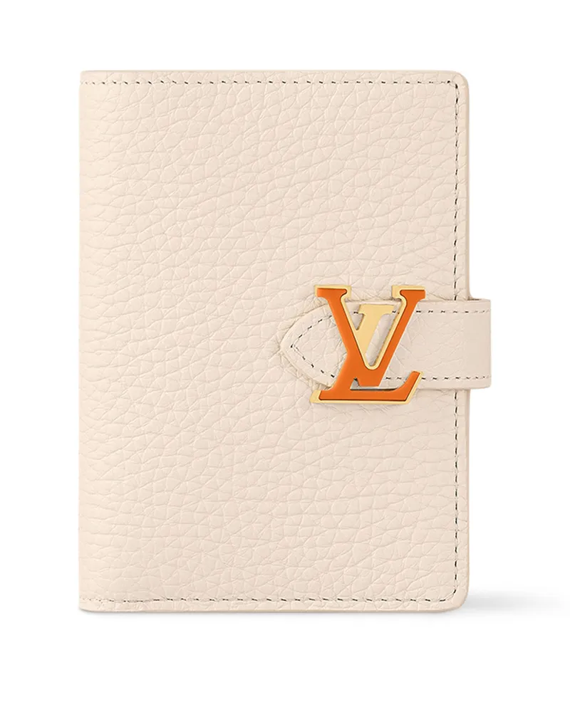 Louis Vuitton LV Vertical Compact Geldbörse White