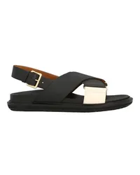 Marni Sandalen Fussbett Black