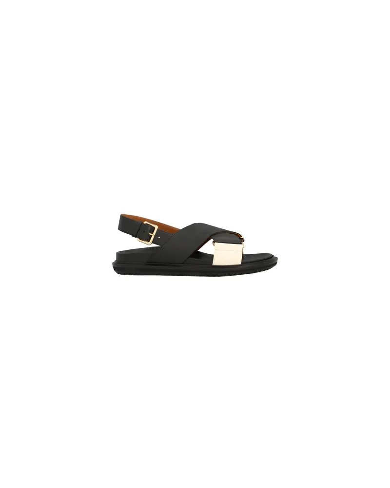 Marni Sandalen Fussbett Black