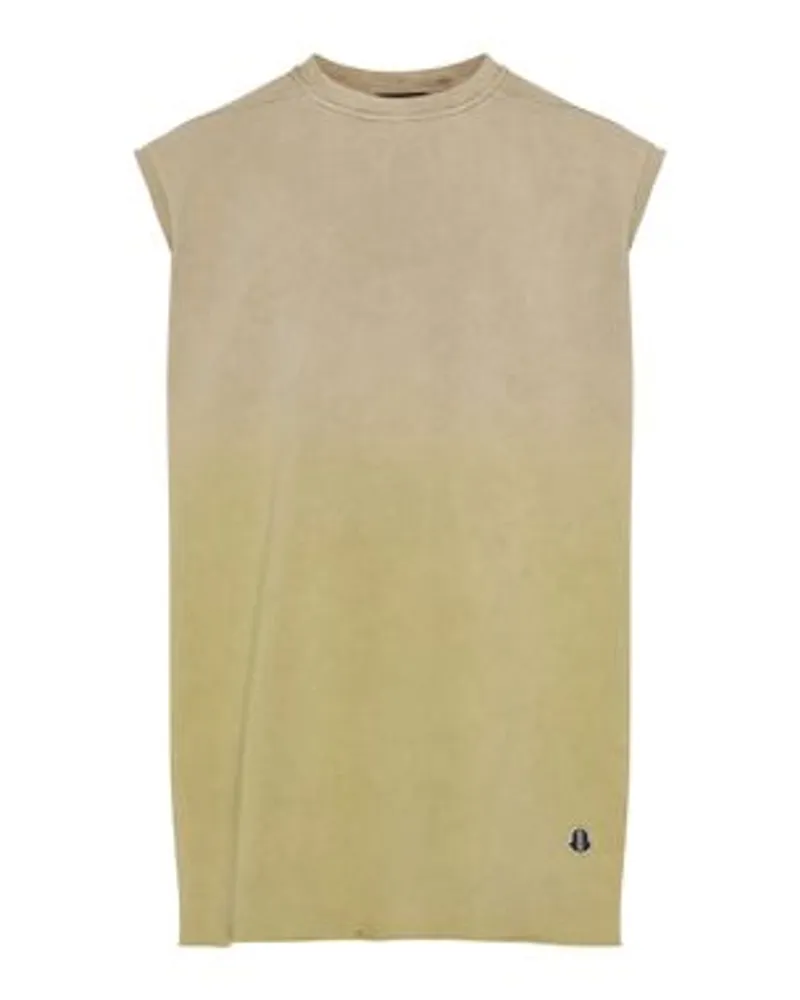 Rick Owens x Moncler - Ärmelloses T-Shirt Tarp Yellow