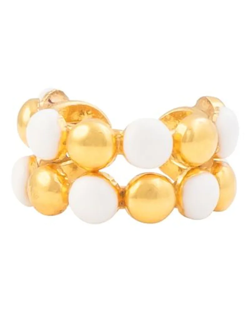 Sylvia Toledano Ring Dots White