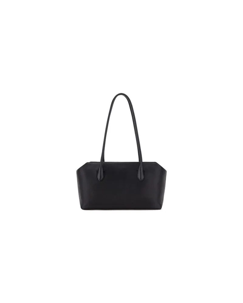 The Row Kleine Schultertasche Terrasse Black