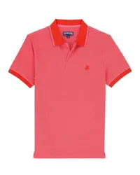 Vilebrequin Einfarbiges Poloshirt Red