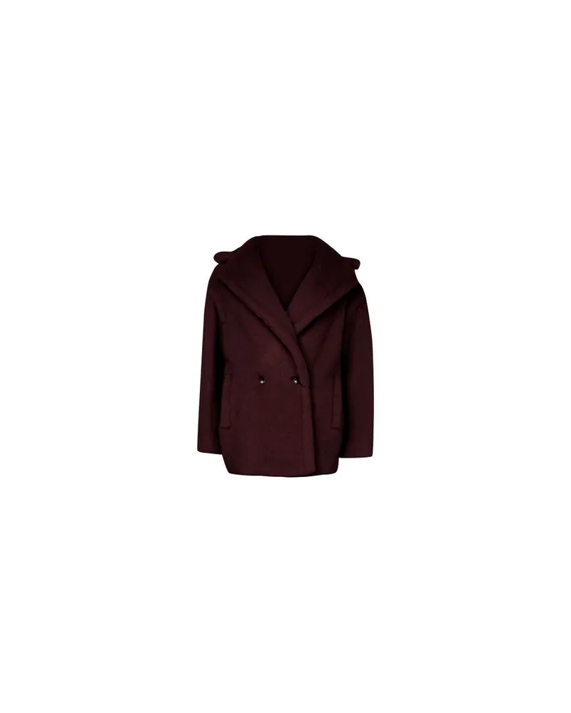 Max Mara Manuela maxi belted coat Red