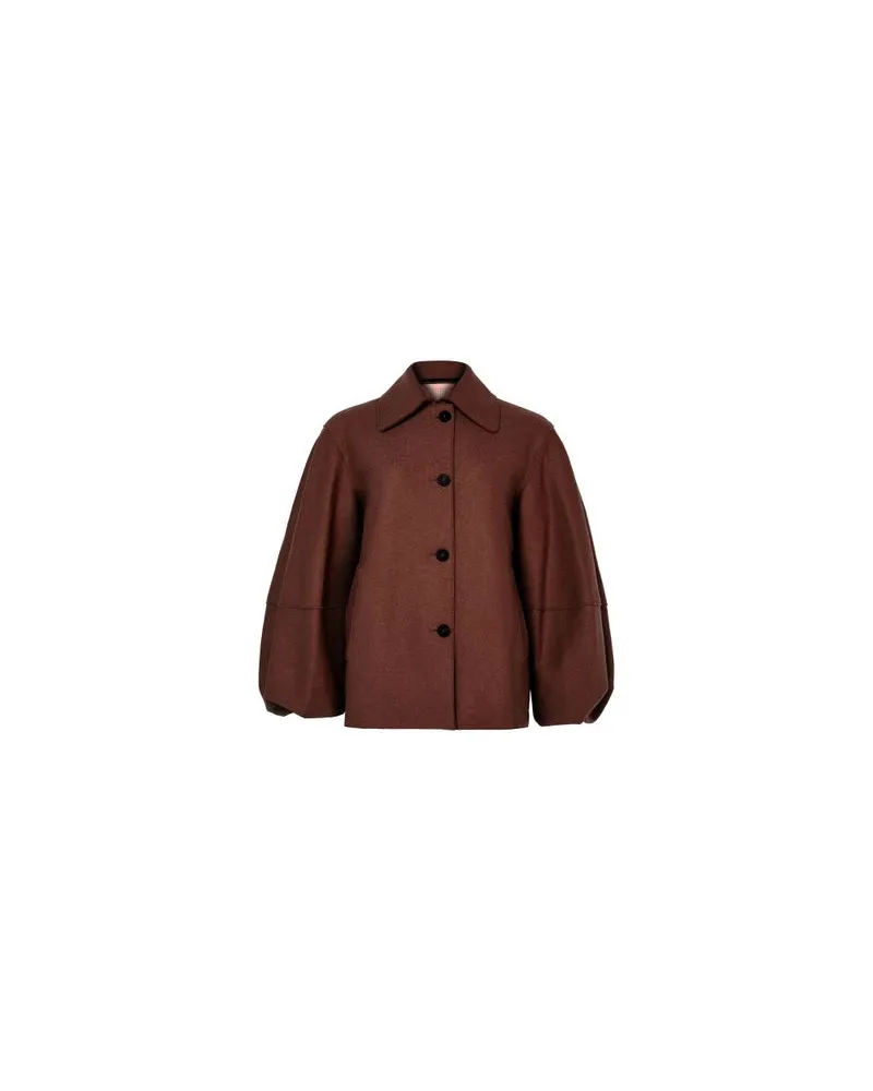 Max Mara Manuela maxi belted coat Red