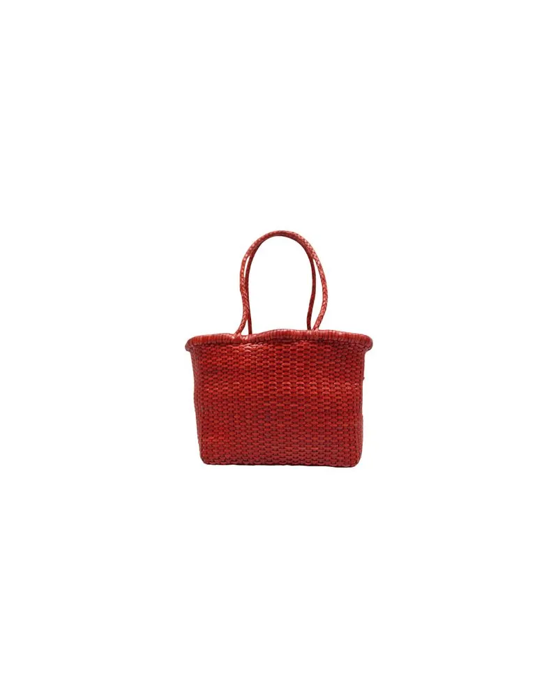 Givenchy Mittelgroße Tasche aus glänzendem Leder Voyou Red