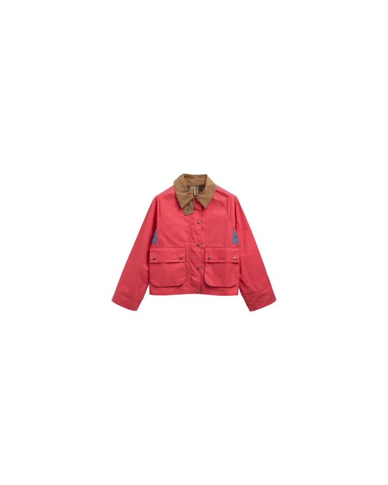 Givenchy Mittelgroße Tasche aus glänzendem Leder Voyou Red