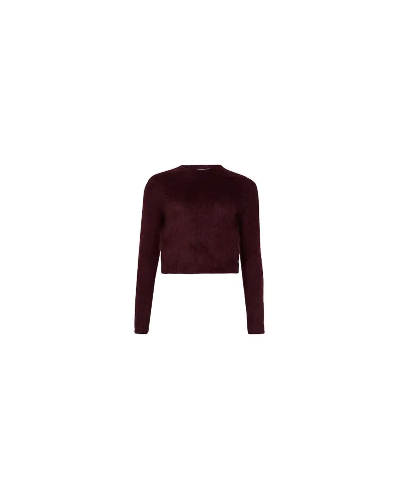 Givenchy Mittelgroße Tasche aus glänzendem Leder Voyou Red