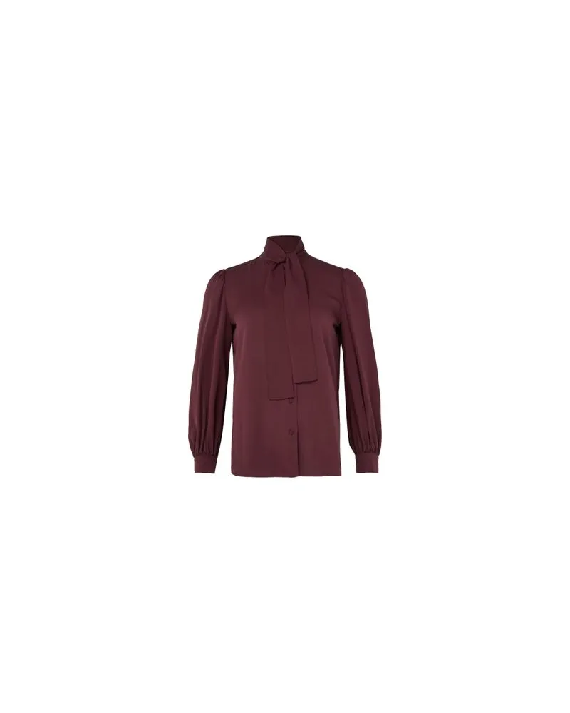 Givenchy Mittelgroße Tasche aus glänzendem Leder Voyou Red